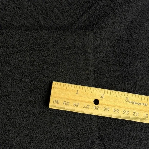 Linda Allard Ellen Tracy Womens Wool Jacket 10 Black Feather Quiet Luxury Blazer - Picture 10 of 10